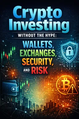 Free Ebook cover Crypto Investing Without the Hype: Wallets, Exchanges, Security, and Risk