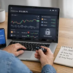 Free Ebook cover Crypto Investing Without the Hype: Wallets, Exchanges, Security, and Risk