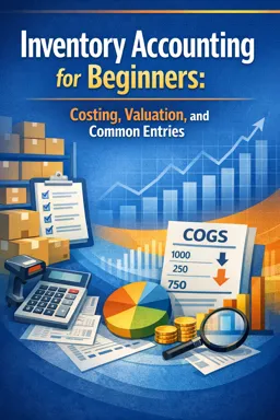 Free Ebook cover Inventory Accounting for Beginners: Costing, Valuation, and Common Entries