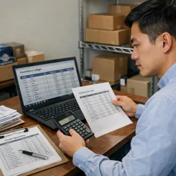 Free Ebook cover Inventory Accounting for Beginners: Costing, Valuation, and Common Entries