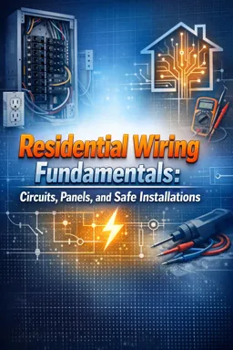 Free Ebook cover Residential Wiring Fundamentals: Circuits, Panels, and Safe Installations