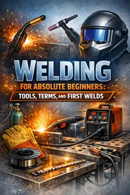 Free Ebook cover Welding for Absolute Beginners: Tools, Terms, and First Welds