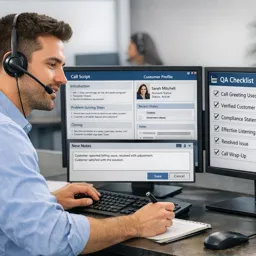 Free Ebook cover Call Center Training: Call Flow, Quality Standards, and Performance Basics