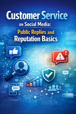 Free Ebook cover Customer Service on Social Media: Public Replies and Reputation Basics
