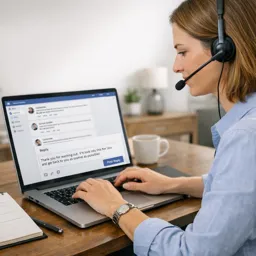 Free Ebook cover Customer Service on Social Media: Public Replies and Reputation Basics