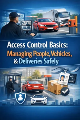 Free Ebook cover Access Control Basics: Managing People, Vehicles, and Deliveries Safely
