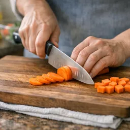Free Ebook cover Knife Skills for Home Cooks: Safe, Fast, and Consistent Cutting
