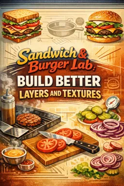 Free Ebook cover Sandwich & Burger Lab: Build Better Layers and Textures