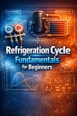 Free Ebook cover Refrigeration Cycle Fundamentals for Beginners