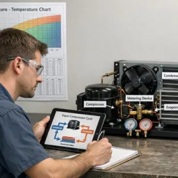 Free Ebook cover Refrigeration Cycle Fundamentals for Beginners