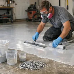 Free Ebook cover Epoxy Floor Coatings for Beginners: Surface Prep to Final Topcoat