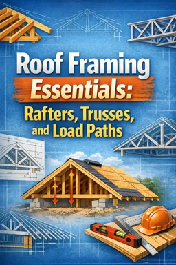 Free Ebook cover Roof Framing Essentials: Rafters, Trusses, and Load Paths