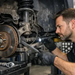 Free Ebook cover Suspension & Steering Basics: Shocks, Struts, Ball Joints, and Alignment Clues