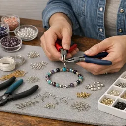 Free Ebook cover Handmade Jewelry Basics: Beading, Wirework, and Findings 101