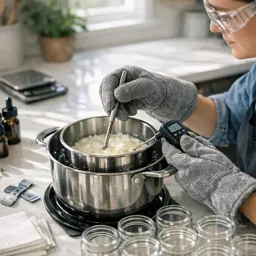 Free Ebook cover Candle Making at Home: Wax Types, Wicks, and Scent Basics