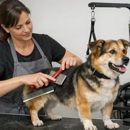 Free Ebook cover Pet Grooming Basics: Bathing, Brushing, and Breed-Coat Care