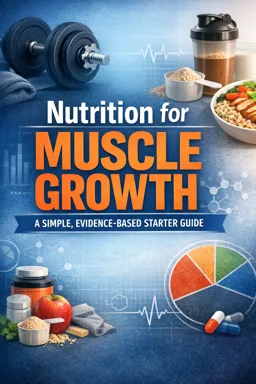 Free Ebook cover Nutrition for Muscle Growth: A Simple, Evidence-Based Starter Guide