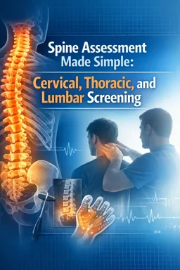 Free Ebook cover Spine Assessment Made Simple: Cervical, Thoracic, and Lumbar Screening