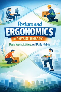Free Ebook cover Posture and Ergonomics in Physiotherapy: Desk Work, Lifting, and Daily Habits