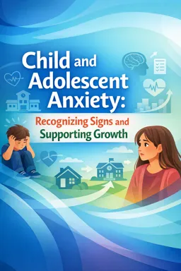 Free Ebook cover Child and Adolescent Anxiety: Recognizing Signs and Supporting Growth