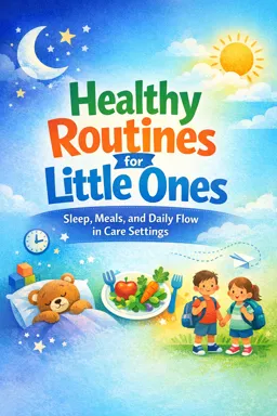 Free Ebook cover Healthy Routines for Little Ones: Sleep, Meals, and Daily Flow in Care Settings