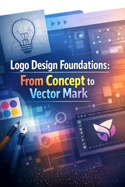 Free Ebook cover Logo Design Foundations: From Concept to Vector Mark