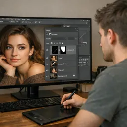 Free Course Image Photoshop Basics: A Beginner’s Guide to Layers, Masks, and Selections