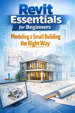 Free Ebook cover Revit Essentials for Beginners: Modeling a Small Building the Right Way