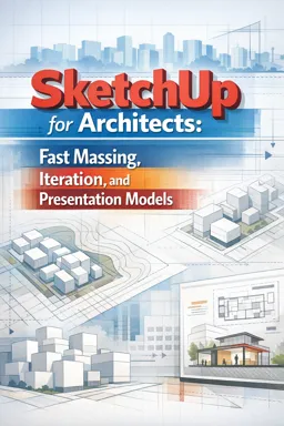 Free Ebook cover SketchUp for Architects: Fast Massing, Iteration, and Presentation Models