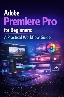 Free Ebook cover Adobe Premiere Pro for Beginners: A Practical Workflow Guide