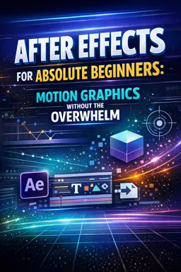 Free Ebook cover After Effects for Absolute Beginners: Motion Graphics Without the Overwhelm