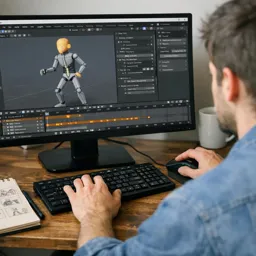 Free Ebook cover Blender Basics for Animation: The First Week Roadmap