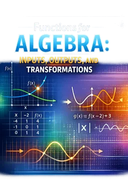 Free Ebook cover Functions for Algebra: Inputs, Outputs, and Transformations