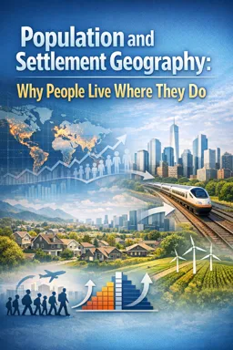 Free Ebook cover Population and Settlement Geography: Why People Live Where They Do