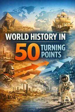 Free Ebook cover World History in 50 Turning Points