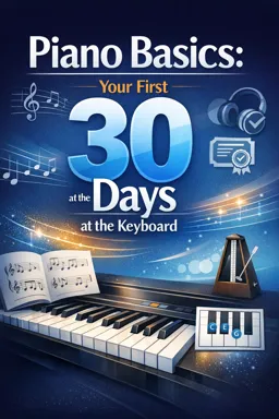 Free Ebook cover Piano Basics: Your First 30 Days at the Keyboard