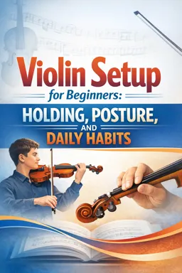Free Ebook cover Violin Setup for Beginners: Holding, Posture, and Daily Habits