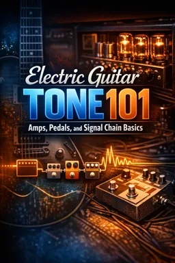 Free Ebook cover Electric Guitar Tone 101: Amps, Pedals, and Signal Chain Basics