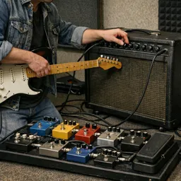 Free Course Image Electric Guitar Tone 101: Amps, Pedals, and Signal Chain Basics