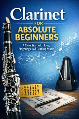 Free Ebook cover Clarinet for Absolute Beginners: A Clear Start with Tone, Fingerings, and Reading Music