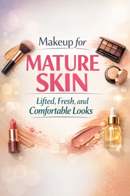 Free Ebook cover Makeup for Mature Skin: Lifted, Fresh, and Comfortable Looks