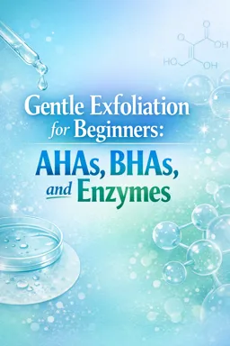 Free Ebook cover Gentle Exfoliation for Beginners: AHAs, BHAs, and Enzymes