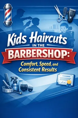 Free Ebook cover Kids Haircuts in the Barbershop: Comfort, Speed, and Consistent Results