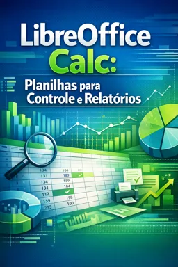 Capa do Ebook gratuito LibreOffice Calc: Planilhas para Controle e Relatórios