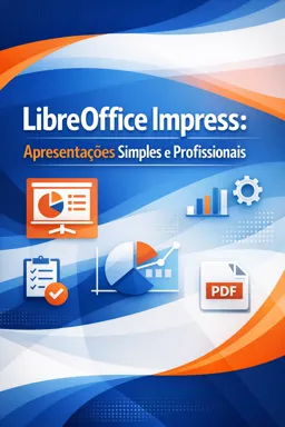 Capa do Ebook gratuito LibreOffice Impress: Apresentações Simples e Profissionais