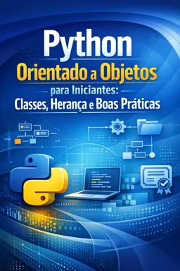 Capa do Ebook gratuito Python Orientado a Objetos para Iniciantes: Classes, Herança e Boas Práticas