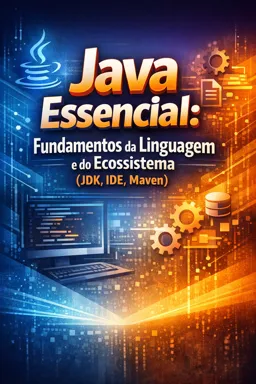 Capa do Ebook gratuito Java Essencial: Fundamentos da Linguagem e do Ecossistema (JDK, IDE, Maven)