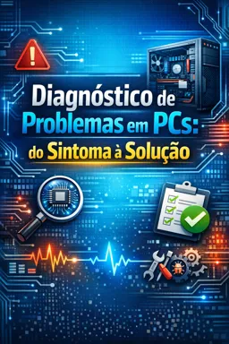 Capa do Ebook gratuito Diagnóstico de Problemas em PCs: do Sintoma à Solução