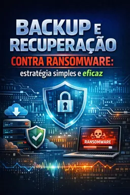 Capa do Ebook gratuito Backup e Recuperação contra Ransomware: estratégia simples e eficaz