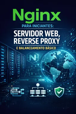 Capa do Ebook gratuito Nginx para Iniciantes: Servidor Web, Reverse Proxy e Balanceamento Básico